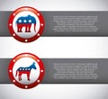 USA political parties infograhic