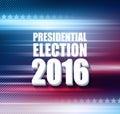 2016 USA presidential election poster. Vector illustration