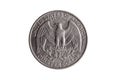 USA quarter dollar reverse Bald Eagle Royalty Free Stock Photo