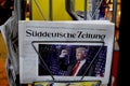 USA`S PRESIDENET ELECT DONALD TRUMP AND PRINT WORLD MEDIA