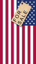 USA for Sale Royalty Free Stock Photo