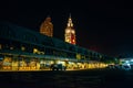 USA, San Francisco - December, 2019 downtown seaport at night