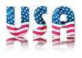Usa sign Royalty Free Stock Photo
