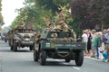 Usa soldiers near Nijmegen brige Royalty Free Stock Photo