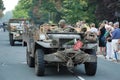 Usa soldiers Nijmegen brige Royalty Free Stock Photo