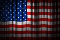 USA stage curtain background design of american flag Royalty Free Stock Photo