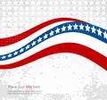 USA star flag design elements vector Royalty Free Stock Photo