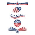 USA star flag icons