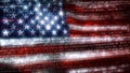 USA Stars and Stripes flag made of Computer Code Royalty Free Stock Photo