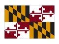 USA state flag of Maryland