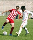 USA team vs IRAN team, youth soccer