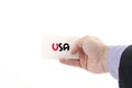 Usa text concept Royalty Free Stock Photo