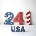USA Text Effect Royalty Free Stock Photo