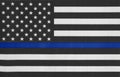 USA thin blue line flag