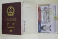 USA VISA and China Passport