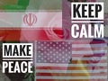 USA vs Iran slogan relationship