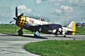 USAAF Republic P-47D Thunderbolt 44-990447 NX1345B CN 555926 Royalty Free Stock Photo