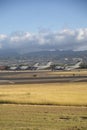 United States Air Force Aircrafts at HNL Royalty Free Stock Photo