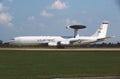 USAF Boeing E-3B Sentry 77-0352 CN48112 LN926 b707 Royalty Free Stock Photo