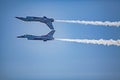 Usaf f16 jets flying at airshow