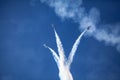 Usaf f16 jets flying at airshow