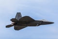 Fast pass by the USAF F-22 Raptor