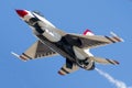 USAF F-16 Thunderbird Fighting Falcon Jet close up
