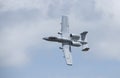 The USAF A10 flying Royalty Free Stock Photo