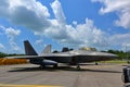 USAF Lockheed Martin F-22 Raptor on display at Singapore Airshow