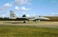 USAF McDonnell Douglas F-15A at RAF Lakenheath Royalty Free Stock Photo