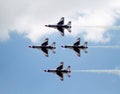 USAF Thunderbird Formation Royalty Free Stock Photo