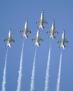 USAF Thunderbirds Royalty Free Stock Photo