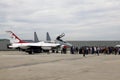 USAF Thunderbirds airshow Royalty Free Stock Photo