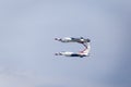 USAF Thunderbirds Calypso pass. Royalty Free Stock Photo