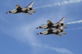 USAF Thunderbirds Flying Royalty Free Stock Photo