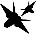 USAF US Air Force army military stealth multirole combat aircraft Northrop YF-23 Black Widow II McDonnell Douglas Advanced Tactica