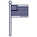 Usaflag. Vector illustration decorative design Royalty Free Stock Photo