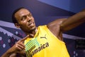 Usain Bolt in Madame Tussauds of London