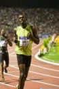 Usain Bolt Mens 100m World Athletics Final 2009 Royalty Free Stock Photo