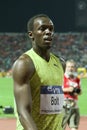 Usain Bolt Mens 100m World Athletics Final 2009 Royalty Free Stock Photo