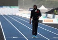 Usain Bolt runs Royalty Free Stock Photo