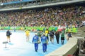 Usain Bolt victory walk at Rio2016 Olympics Royalty Free Stock Photo