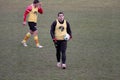 USAP training session at the Aime Giral Stadium