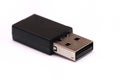 A black USB dongle Royalty Free Stock Photo