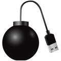 USB bomb Royalty Free Stock Photo