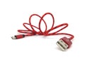 USB cable for android phone and tablet. Royalty Free Stock Photo