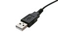 Usb cable close-up Royalty Free Stock Photo