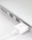 USB cable port Royalty Free Stock Photo