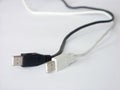 USB cables Royalty Free Stock Photo