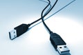 USB cables Royalty Free Stock Photo
